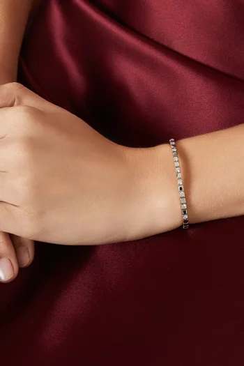 Shiraz Diamond Bangle in 14kt White Gold