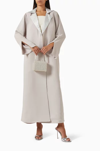 عباية مطرزة بلؤلؤ