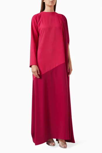 Two-tone Panelled Kaftan