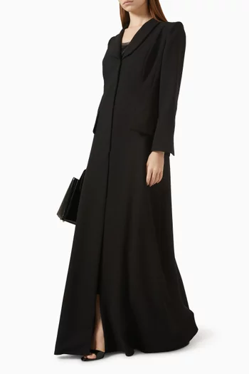 عباية بنمط جاكيت