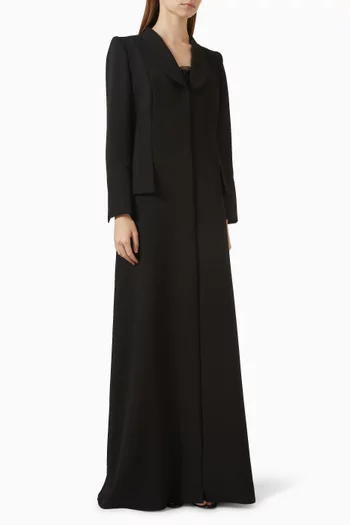 عباية بنمط جاكيت