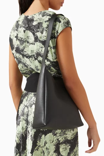Small Romy Hobo Bag in Pebbled Leather