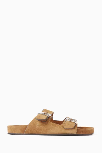 Mellow Slides in Suede