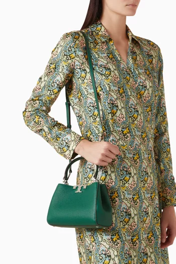 Mini Eleanor Soft Satchel in Calf Leather