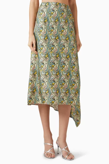 Wrap Skirt in Silk