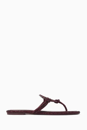 Miller Pavé Knotted Sandals