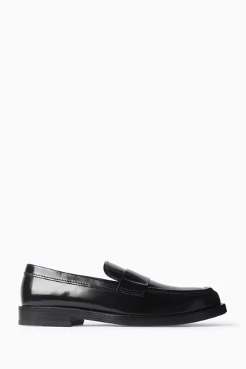 Loafers in Brushed Leather