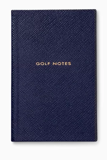 Golf Notes Pocket Notebook in Panama Leather
