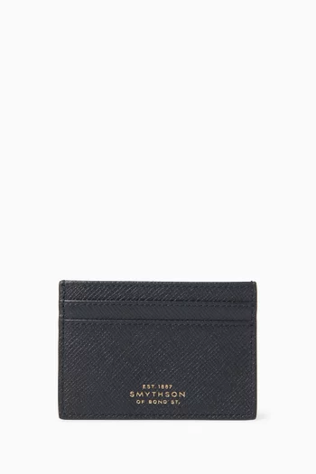 Flat Card Holder in Panama Leather