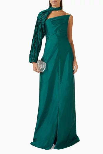 Esmera Detachable-sleeve Gown