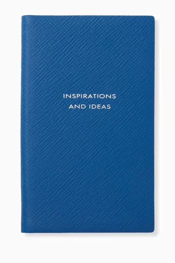 Inspirations And Ideas Pocket Notebook in Panama Leather