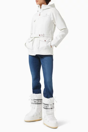 Belted Hooded Ski Jacket