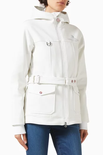 Belted Hooded Ski Jacket