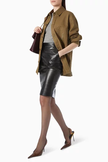 Cassandre Overshirt in Cotton Gabardine