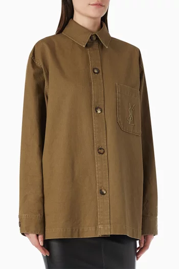 Cassandre Overshirt in Cotton Gabardine