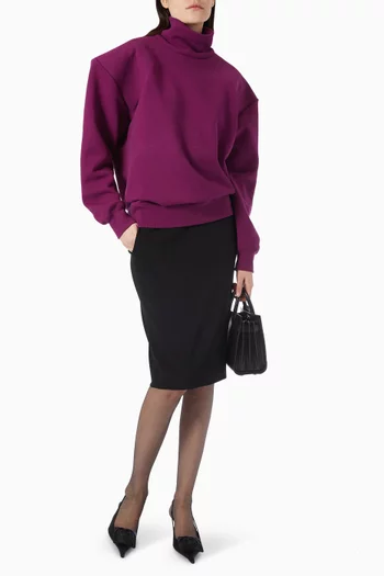 Boxy-fit Sweatshirt in Cotton