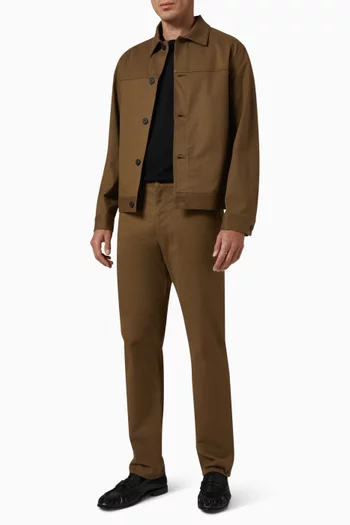 Button Jacket in Stretch-twill