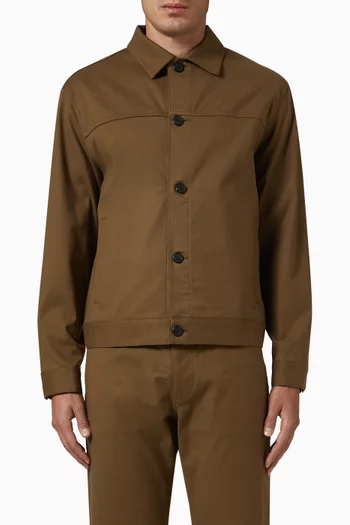 Button Jacket in Stretch-twill