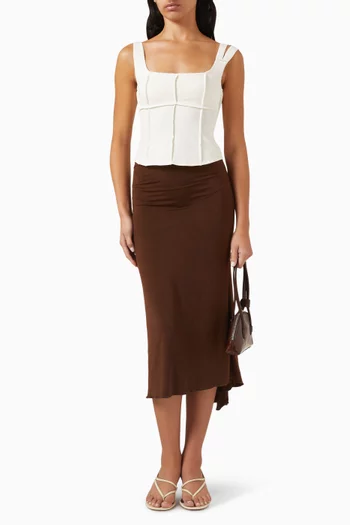 بلوزة مايا بتصميم مشد جيرسيه