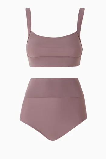 طقم بيكيني بخصر مرتفع إيكونيل