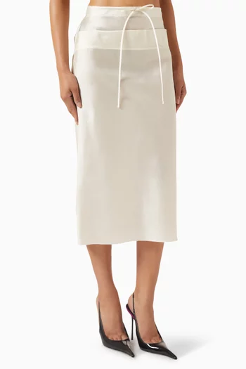 Chieu Skirt in Vietnamese-silk