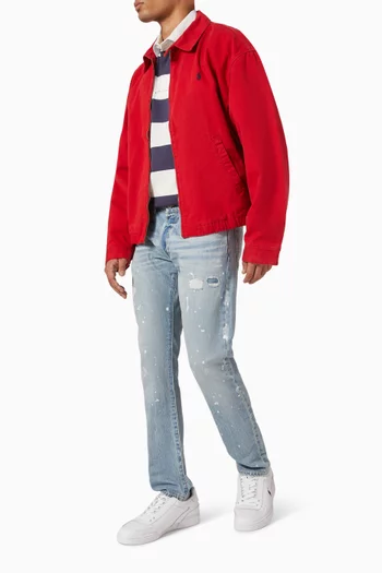 قميص راغبي بطبعة دب بولو قطن