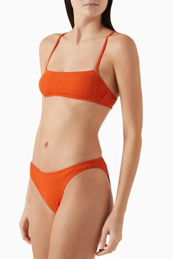 Daniela Bikini Briefs in Cable Jacquard