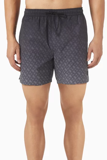 Degradé Monogram Print Swim Shorts