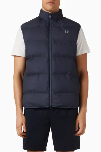 Insulated Gilet in Recycled Nylon