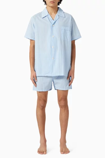 Amalfi 21 Striped Pyjama Set in Cotton