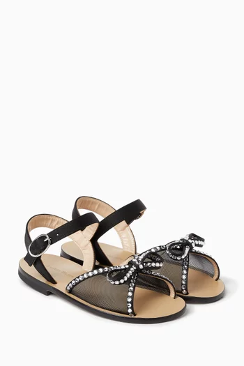 Key Mini Glitz Sandals in Mesh