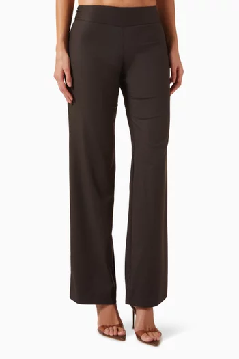 بنطال إنجريد قماش بدل