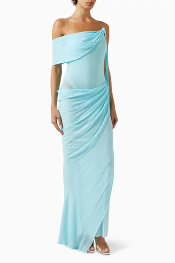 Danka Asymmetrical Maxi Dress