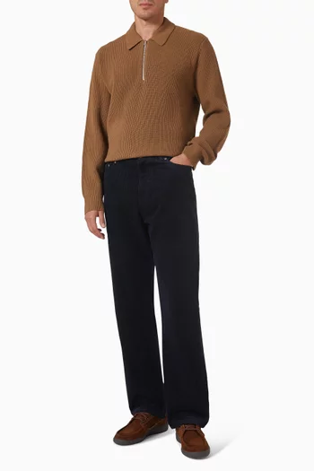 Saisaks Polo Sweater in Merino Wool