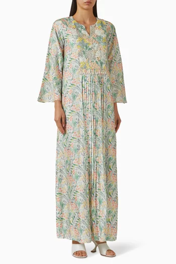 فستان مطرز بخرز