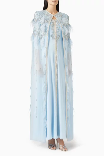 Embellished Cape Kaftan