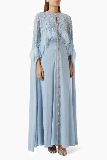 Embellished Cape Kaftan