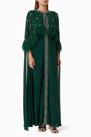 Embellished Cape Kaftan