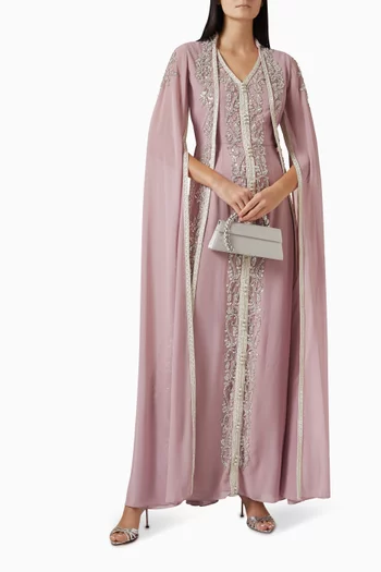Embellished Cape Kaftan