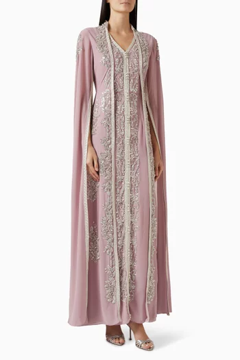 Embellished Cape Kaftan