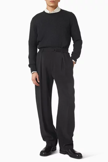 Crew Neck Sweater in Wool