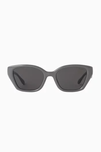 Irregular Sunglasses in Acetate
