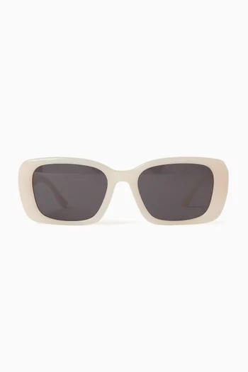 Square Logo Sunglasses in Acetate