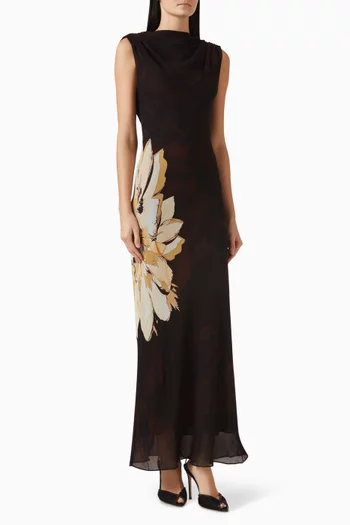 فستان كازادور طويل جورجيت