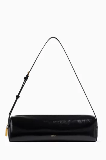 حقيبة كتف كاي جلد لامع