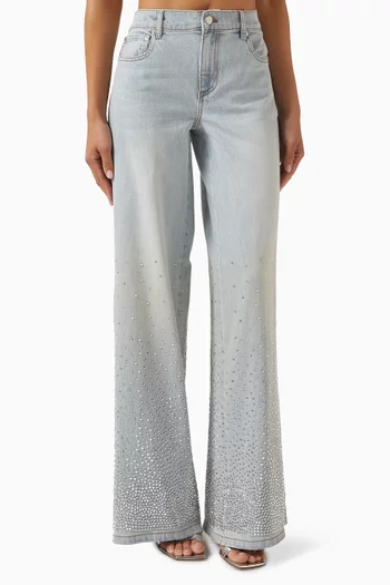Amazing Embellished Jeans in Denim