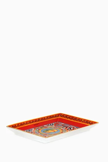 وعاء للمجوهرات بنقشة كاريتو سيسيليانو بورسلين