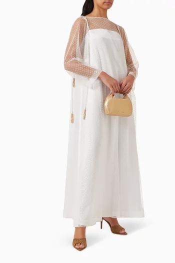 عباية مطرزة بالخرز