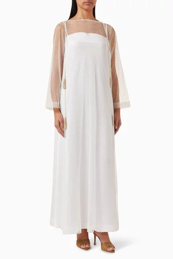 عباية مطرزة بالخرز