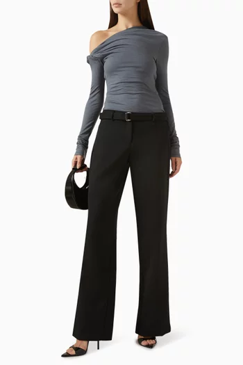 Manahou Asymmetric Top in Merino Jersey